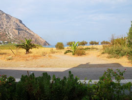 Kamara beach from Hotel Afroditi