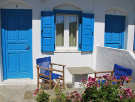 Hotel Afroditi - Room courtyard