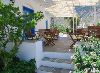 Extérieurs de l'Hôtel Aphrodite à Sifnos