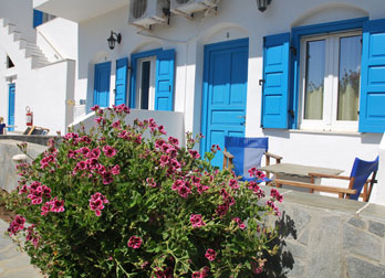 Room balcony at Hotel Afroditi in Sifnos