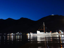 Evening at the Port of Sifnos Kamares